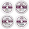 QUEFORET 75mm Saw Blades Set 4pcs - Carbide Blade for Wood, Tile Cutting Disc for Ceramic, Diamond Concrete Cutting Disc for Masonry, Diamond Steel Blade for Rebar, with 10mm Arbor