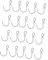 MAGICLULU 40 Stk Clip-Haken Brieftasche aus Metall Deckenhaken, robust Haken aus Metall Clip-Aufhänger Schwerlastregale Haken zum Aufhängen Lagerregale gewöhnliche anschließen eiserner Haken