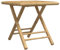 vidaXL Table de Jardin Pliable 45x45x45 cm Bambou, Table de Jardin en Bambou, Table de Patio, Meuble d’extérieur, Table d’extérieur, Meuble de Jardin