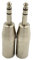 Qczhiwen 2 Pack 1/4 TRS to XLR Adapter, Balanced 6.35mm Male to XLR Male Microphone Connectors for Mixers, Speakers, Amplifiers