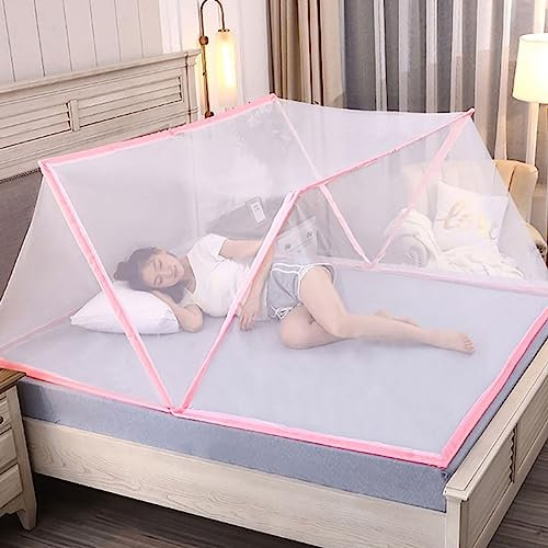 Tenda con zanzariera, copriletto unisex per adulti/bambini, culle portatili pieghevoli, anti punture di zanzara