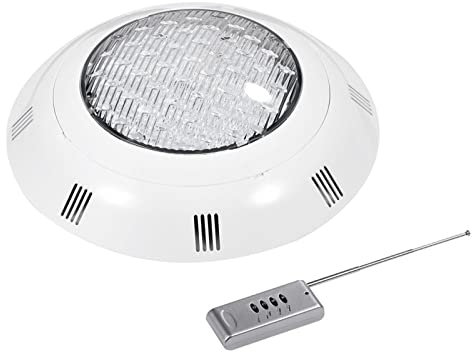 360 LED RGB multicolor subacuático para natación, luz brillante con control remoto para decoración de piscina, jardín, paisaje