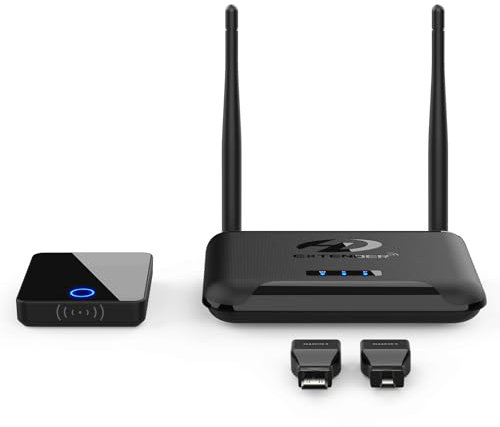 Wireless HDMI Transmitter and Receiver, Binken 200FT/60M Wireless HDMI Extender Kit,1080P HD hdmi ohne Kabel, Streaming Media Video/Audio von Laptop, Kamera, PS5, PC zu Monitor, Beamer, HDTV