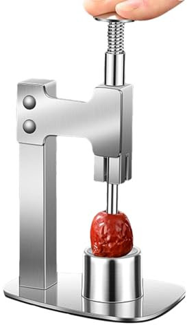 Entkerner für rote Datteln, Entkerner für rote Datteln | Lochfraßwerkzeug für rote Datteln aus Edelstahl | Mehrzweck-Fruchtentkerner, tragbare Kirschkernpresse für rote Datteln, Jujubefrüchte