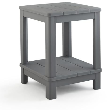 Keter Deluxe Adirondack Beistelltisch, Grau
