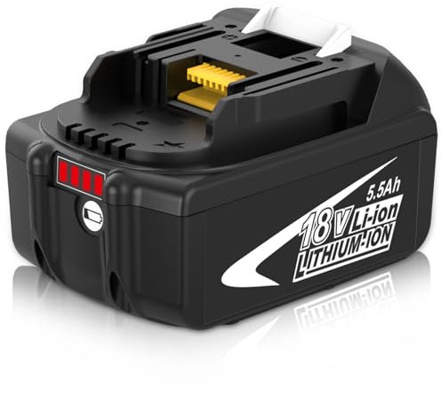 5500mAh BL1850B di Ricambio per Makita 18V Batteria BL1860B BL1860 BL1850 BL1840 BL1845 BL1835 BL1830 BL1815 LXT-400 con indicatore LED