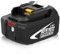 18V 5500mAh Lithium-Ionen Ersatz für Makita 18V Akku BL1850B BL1860B BL1860B BL1860 BL1830 BL1840 BL1845 BL1815 BL1820 BL1835 194205-3 194204-5 LXT-400 mit LED-Anzeige