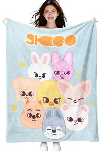 Stay Kid Decke Bettwäsche Stay Kid Merch Decke Geschenk, 130*150cm | 130*150cm Decke Mehrzweck-Flanelldecke für Sofa, Büro, Kniepolster, Bett
