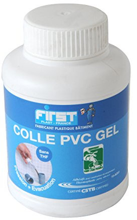 First Plast COF250 Colla Saldante per PVC in Barattolo con Pennello, 250 ml