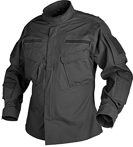 Helikon Tex CPU Chaqueta Camiseta – Polialgodón Ripstop – Negro, XX-Small