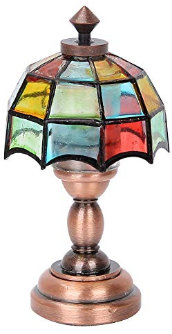 Puppenhaus Mini LED Lampe Modell Spielzeug im Maßstab 1:12, Puppenhaus Simulation Glühbirne Dekoration Requisiten Ornament Zubehör