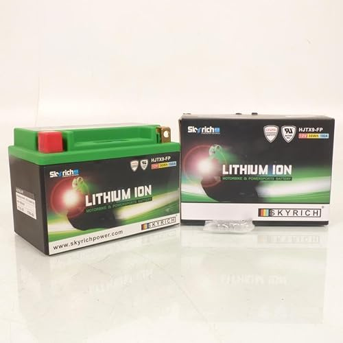Batteria al litio Skyrich per scooter Sym 125 Gts Efi Abs Start And Stop 2014-2015 YTX9-BS / 12V 8Ah