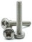 Hippo Hardware M4 (4mm X 6mm) Pozi Pan Head Machine Screws Posi Pozidrive Screw A2 Stainless (Pack of 100)