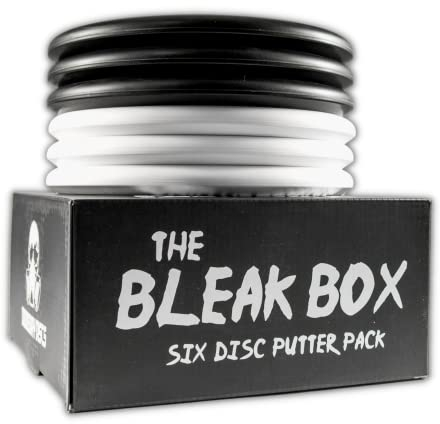 DOOMSDAY DISCS The Bleak Box 6-Pack of Disc Golf Putters in Ration Plastic