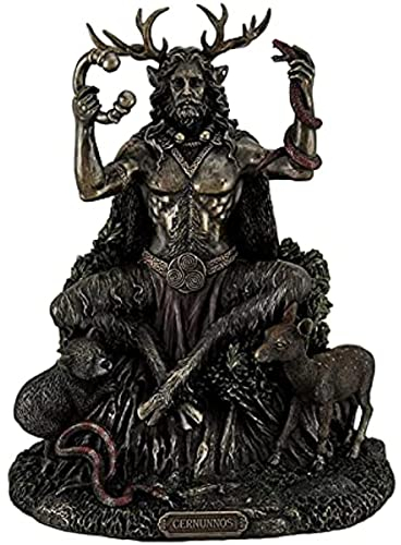Cernunnos Celtic Horned God Of Animals And The Underworld Statue 5 Inch, Resin Statue Statue Decorative Ornaments for Home Garden Decoration