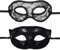 JewelryWe Maskerade Maske Paar Venezianische Maske - 2 Stück Schwarz Spitze Maske Sexy Augenmaske Gesichtsmaske Gesicht Kostüm für Halloween Karneval Party Maskenball Damen Herren