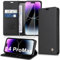 Handyhülle für iPhone 14 Pro Max Hülle [mit Schutzfolie][Premium PU Leder] Klapphülle Ständer Kartenfach Magnetic Flip Case Cover Etui Tasche Schutzhülle für iPhone 14 Pro Max 6.7“ (Black)