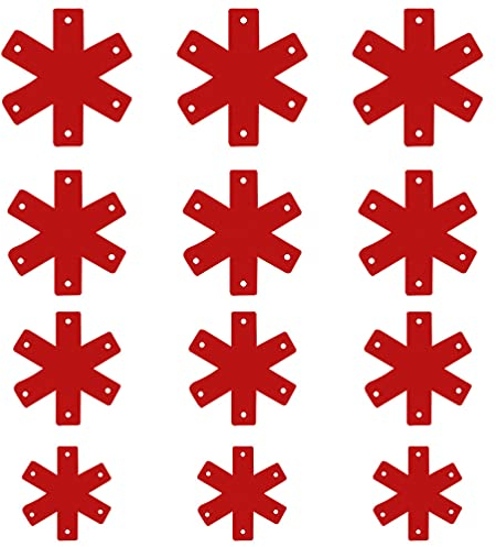 Agarraderas de Silicona for Ollas 12 Piezas Protectores de Sartenes 4 Almohadillas Divisoras de Diferentes Tamaños Protectores de Sartenes Apilables for Apilar y Proteger Utensilios de Cocina Agarrade