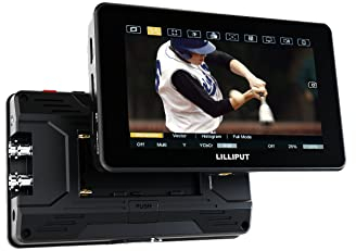 LILLIPUT HT Serie 2000nits Ultraheller Touchscreen mit HDMI 2.0 3G-SDI Eingang Ausgang LANC 3D-LUT Waveform Histogramm 5 Zoll HT5S, 7 Zoll HT7S und 10.1? HT10S (HT5S-5,5 Zoll 1920 x 1080)