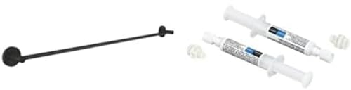 GROHE Start Cube - Badetuchhalter- Set (854mm, inkl. QuickGlue A2: Klebeset für Zwei Klebepunkte, verdeckte Befestigung), matt schwarz, 411872430