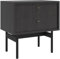 Selsey Nachttisch Beistellschrank Beistelltisch Nachtschrank 55 cm Mit 2 Schubladen Portland Esche Stahlrahmen Olar
