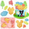 Molde de Silicona Minie, Molde Decoración Cupcakes Minie 3D, Molde Fondant Micke, Molde Pastelería Micke, Molde Galletas Minie, Decoración Cupcakes, Chocolate, Fabricación de Velas