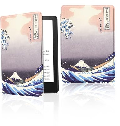 Custodia protettiva per Kindl_e Paperwhite 7 12th e Colorsoft Signature Edition – Custodia sottile e resistente, Auto Sleep/Wake, impermeabile, antigraffio, montagna