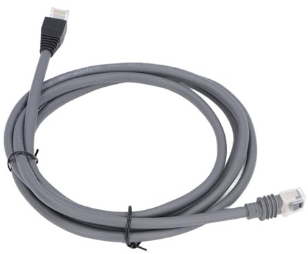 Portable Crystal Head Ethernet Cable Extension High Speed Internet Cord for Satellite Clear Network Connection (2m)