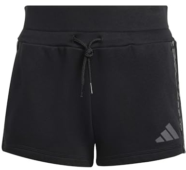 adidas Girl's Seasonals Animal Shorts, Black/White, 11-12 Years