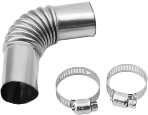 Endschalldämpfer Für Eberspacher Für Webasto Diesel Heizung Auspuffrohr Rohr Ellenbogen Stecker Innen-Ø 25mm Edelstahl Fitting Schalldämpfer Endrohr