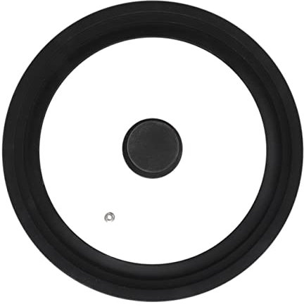 Ipetboom Tapa de Olla Multifuncional de Silicona Reforzada Antisalpicaduras de Aceite Tamaño Transparente para Cocción Rápida Compatible Ollas y Sartenes 1