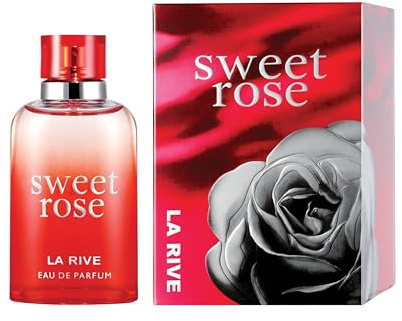 LA RIVE Sweet Rose Parfüm Eau de Parfum Damen 90ml – Eleganter Rosenduft mit blumig-süßen Noten – Langanhaltendes Parfum für Frauen, romantischer Damenduft für Alltag & besondere Anlässe