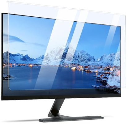 Sxhlseller Blaulicht-blockierender -Displayschutz, Hohe Lichtdurchlässigkeit für Computer/Laptop, Anti-UV-Filter, 12,5–32 Zoll für Desktop-/Laptop-Benutzer (22 Zoll)