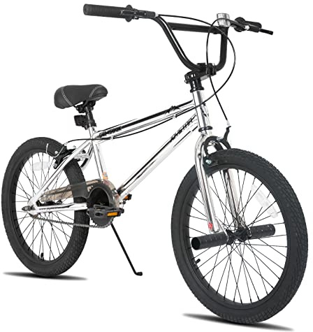 JOYSTAR 20 24-Zoll-Kinder-BMX-Rad für Jungen und Mädchen im Alter von 7 bis 12 Jahren | Freestyle-Fahrrad für Anfänger mit Zwei Handbremsen und 2 Pegs
