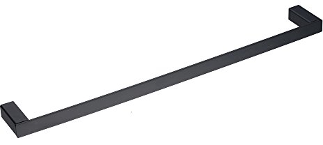 24-Zoll-Badetuch-Stab-einzelne Tuch-Schiene an der Wand befestigt, schwarze Malerei, Beelee BA8501B