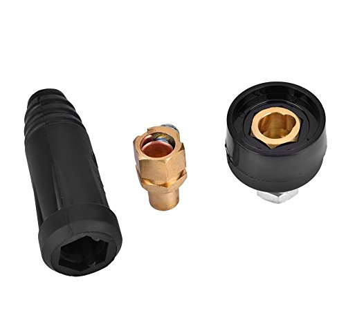 1 Pz Serie DKJ Connettore Veloce del Cavo con Saldatrice a Stile Europeo Adattatore per Montaggio Rapido (DKJ35-50 Nero)