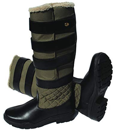 Rhinegold - Scarponi da equitazione, Unisex - Adulto, Salvia nera, Size 7 (EU41)