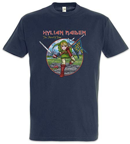 Urban Backwoods Hylian Maiden Men T-Shirt Blue Size 3XL