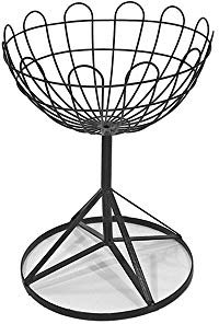 Garden Pride Jardiniere - Patio Planter Basket Stand - Made of plastic coated solid steel - Handmade in the UK