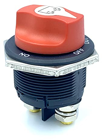 IRYNA Batterie-Trennschalter Batteriehauptschalter 32V DC 200A WEITER 300A INT Auf/Aus Autobatterie Isolator Schalter für Autos, Marine/Boote,Offroad Fahrzeug Lkw
