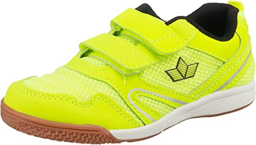 Lico Unisex Kinder Boulder V Hallenturnschuhe, Neongelb Schwarz, 31 EU