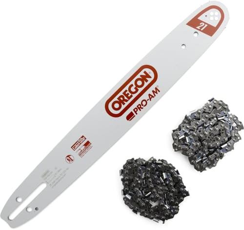 Jardiaffaires Combo Oregon Guide 38cm 158PXBK095 + 2 Chaines 21BPX064