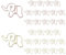 KOOBA Büroklammern, Rotgold und Gelbgold (Elefant), 20 Stück