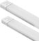 AOMEX 2X Plafoniera LED soffitto 120cm 80w Super Efficiente Lampada Led Soffitto per Garage Officina Ufficio Bagno Seminterrato Giardino Magazzino (Bianco Freddo/6000K, Pacco da 2)