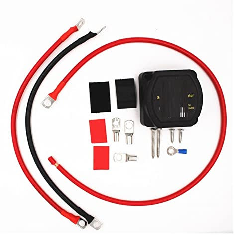 LIANGMEI Qingqing Store 12V-Relais Dual Battery System Isolator 14 0amp Spannungserkennung Split Typ Relaisschalter Vsr. Passt for Rv. Yacht Buggy. EIN Fernseher