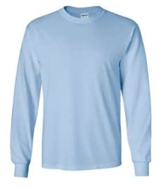 Gildan Long Sleeve T-Shirt Ultra Cotton (G24000)(Light Blue)