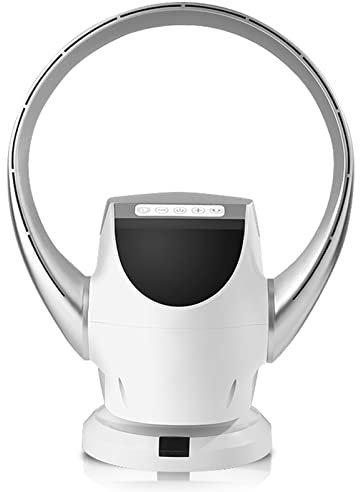 YFZN Ventilador De Pared Sin Aspas, con Control Remoto/Temporizador, Velocidad del Viento De 8 Velocidades, Pantalla Táctil Grande, Ajuste De Ángulo De 180°, Suministro De Aire Oscilante De 90°