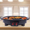 KinHall Elektrischer Hot Pot und Grillplatte 2 in 1, Elektrische Barbecue Elektrische Hot Pot große Kapazität doppelte Temperaturregelung Geteiltes Design Leicht zu reinigen für Familienrestaurant