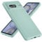 OHLIGIA Google Pixel 7 Liquid Silicone Case Slim Protective 3 Layer Shockproof Phone Cover (6.3 Inches) with Anti-Scratch Soft Microfiber Lining for Pixel 7 (2022) (Light Green)