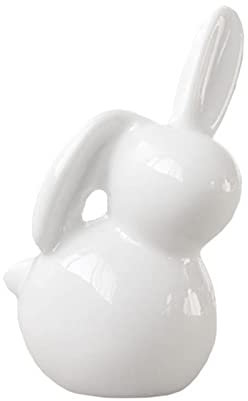 GFLPO Keramik-Hasen-Ornament, Keramik-Hasen-Figur, Handwerk, Osterhasen-Figuren, Porzellan, moderne Kunst, Heimdekoration, Frühling, Osterhasen-Dekorationen für Zuhause